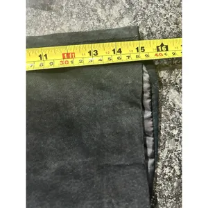 Women’s Y2K Dollhouse Black Leather Suede Lined Mini Skirt Size Large Zip Back thumbnail 6