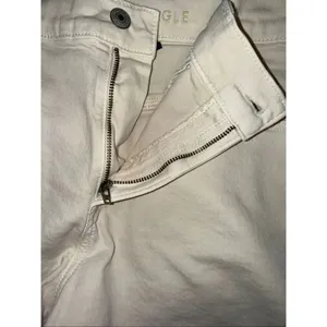 American Eagle Super High Rise Relaxed Short in Cream Size 8 #769 thumbnail 7