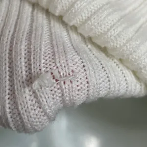 French Connection Turtleneck Sweater Ribbed Knit Women‎ XS Cream White Simple thumbnail 13