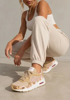 Nike Air Max SC Athletic Training Shoes In Sesame/Pink Oxford-sail thumbnail 1
