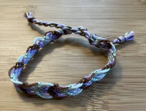 Briella Bracelet, anklet, trendy, comfortable, tie, embroidery thread, woven, gi thumbnail 1