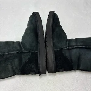 UGG Dark Suede Black ‎ Boots with Shearling Size 6 thumbnail 7