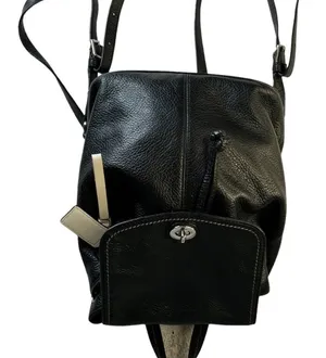 Coach Black Leather Backpack‎ thumbnail 1