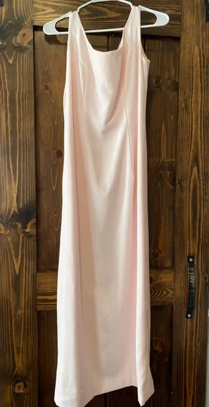 Pale Pink Long Dress thumbnail 1