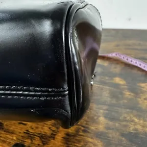 Salvatore Ferragamo Shoulder Bag Small Black Leather Italy Coin Purse thumbnail 16