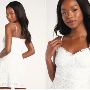 LULU's Bachelorette Engagement Bridal Shower Honeymoon Casual Brunch Mini Dress thumbnail 4