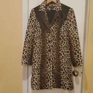 INC International Concepts Animsl Print coat Size M thumbnail 3