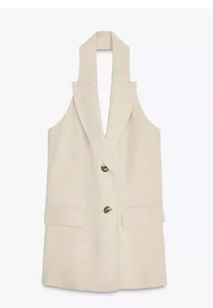 Zara linen vest thumbnail 3