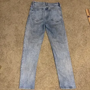 All Saints Imogen High-Rise slim straight Jeans Light Wash Distressed Size‎ 27 thumbnail 4