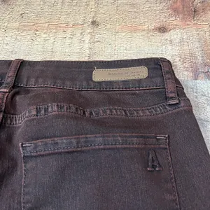 Articles of Society Chocolate Brown Denim Mya Skinny Jeans Sz 26 Fall Season thumbnail 5