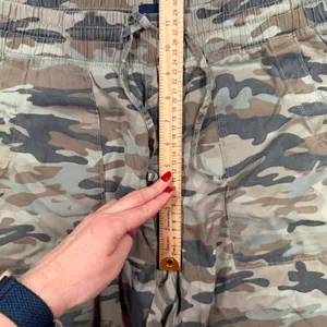 GAP Medium Jogger Pants Camo Green Lyocell Elastic Waist QLP1073S Utility Casual thumbnail 11