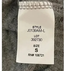 Antistar Grey Star Printed Waffle Knit Cropped Top Boho Hippie Top Blouse thumbnail 5