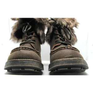 ROCKET DOG Faux Fur Trim Combat Moto Ankle Boots thumbnail 5