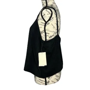 Miken Swim (M) Cami Strap Terry Cloth Cropped Tank Top Vacation Beach Coverup thumbnail 2