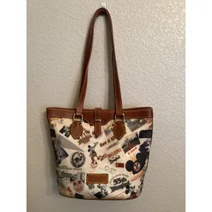 Disney Parks Dooney & Bourke 2010 Disneyland 55th Anniversary Mickey Bucket Tote thumbnail 2