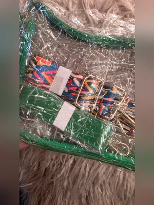 Clear Purse Green thumbnail 6