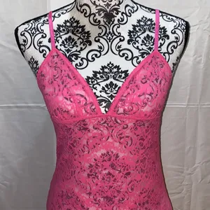 Y2K Victoria’s Secret Lace Babydoll Nightie Size Large thumbnail 2
