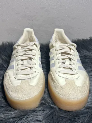 adidas Originals Sambae Sneakers Beige and White Rubber Sole Size 10 thumbnail 5