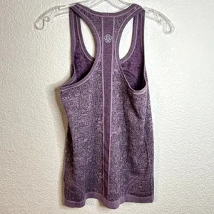 Lululemon Swiftly Racerback 2016 Seawheeze Heathered Lullaby Purple Womens 6 thumbnail 2