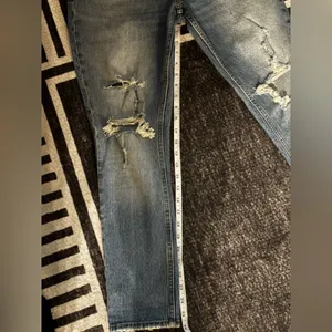 Abercrombie & Fitch Curve Love The‎ Skinny High Rise Distressed Jeans Size 26 thumbnail 7