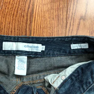 Calvin Klein Rare Classic Ultra Low Flare Y2K Dark Blue Jeans Women’s Size 25 thumbnail 4