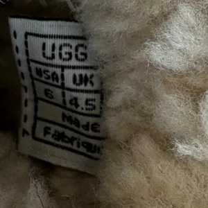 Ugg Solvang Clogs Y2K Suede Sheepskin Shearling Chunky Block Heel Floral Beige 6 thumbnail 5