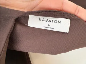 Babaton Contour V-Neck Bodysuit Women's Size Medium Brown thumbnail 3
