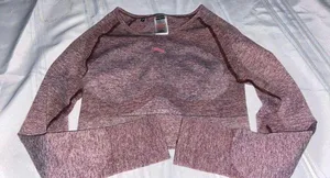 Flex Gymshark Cropped Long Sleeve Crop Top thumbnail 3