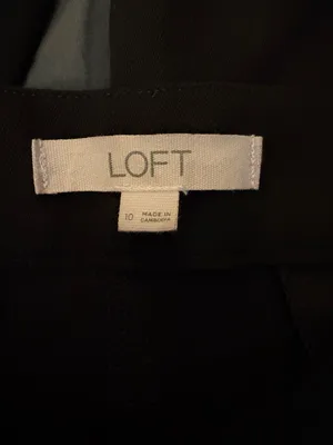 Loft Black Sailor Pants 10 thumbnail 7