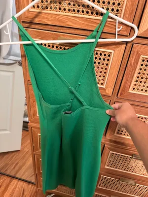 Aritzia Babaton Green Halter Dress thumbnail 2
