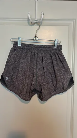 Grey Lululemon Hotty Hot Shorts thumbnail 4