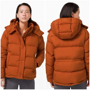 Lululemon Wunder Puff Jacket Saffron Orange NEW Size 6 700 Goose Fill Winter Ski thumbnail 2