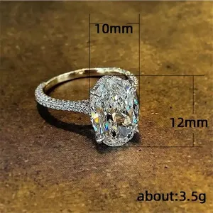 2ct solitaire Diamond Cz ring thumbnail 8