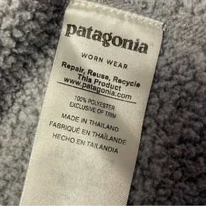 Patagonia Better Sweater Fleece 1/4 Zip Pullover Women's Small Gray Jacket Top thumbnail 9