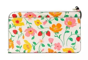 Kate Spade Lucy strawberry Garden wallet Medium Wristlet NWT thumbnail 3