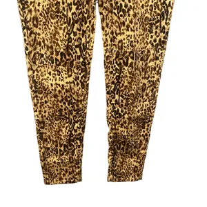 Earl Jean Tan Leopard Animal Print Skinny Ankle Classic Jeans Women Sz 6 thumbnail 6