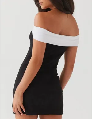 Peppermayo Diamonds & Pearls Mini Dress Black thumbnail 3