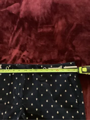 Nautica Navy Blue Printed Bermuda Shorts with White Trim thumbnail 2