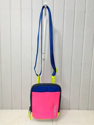 Lululemon Easy Access Crossbody Color Block Neon‎ Pink Highlight Bag thumbnail 7
