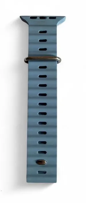 Slate Blue Silicone Ocean Band for Apple Watch Ultra (49mm) - NWOT thumbnail 1