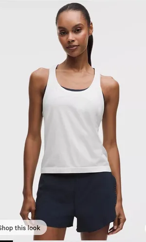 Lululemon Tech White Tank Top Swiftly Racerback thumbnail 1