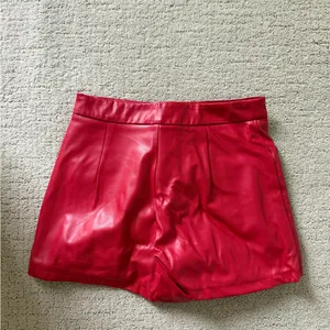 Fancy D Boutique Red Leather Skort thumbnail 3