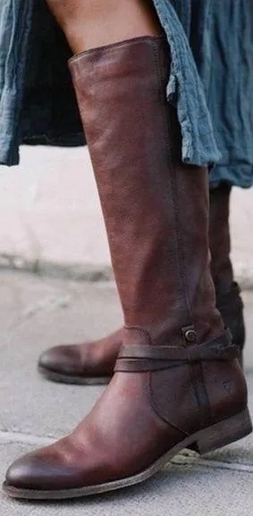 NWT Frye Melissa Belted Tall Riding Boots Size 6 thumbnail 1