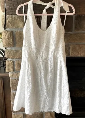 Lilly Pulitzer Joan Eyelet Halter Dress thumbnail 1
