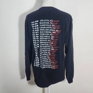H.E.R. Black Long Sleeve Sold Out Tour T-Shirt Size Medium thumbnail 4