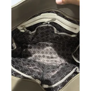 Henri Bendel Green Leather Nylon Diaper Bag‎ Satchel Tote Bag Crossbody i thumbnail 10