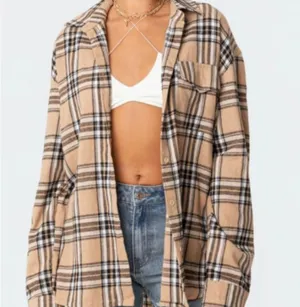 edikted “brixton” flannel shirt thumbnail 1