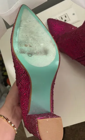 Betsey Johnson Booties Rhinestone thumbnail 6
