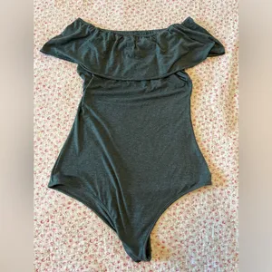 Off the shoulder body suit Green Size L thumbnail 4