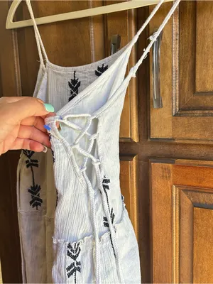 Zara by Trafaluc mini boho dress size M thumbnail 6
